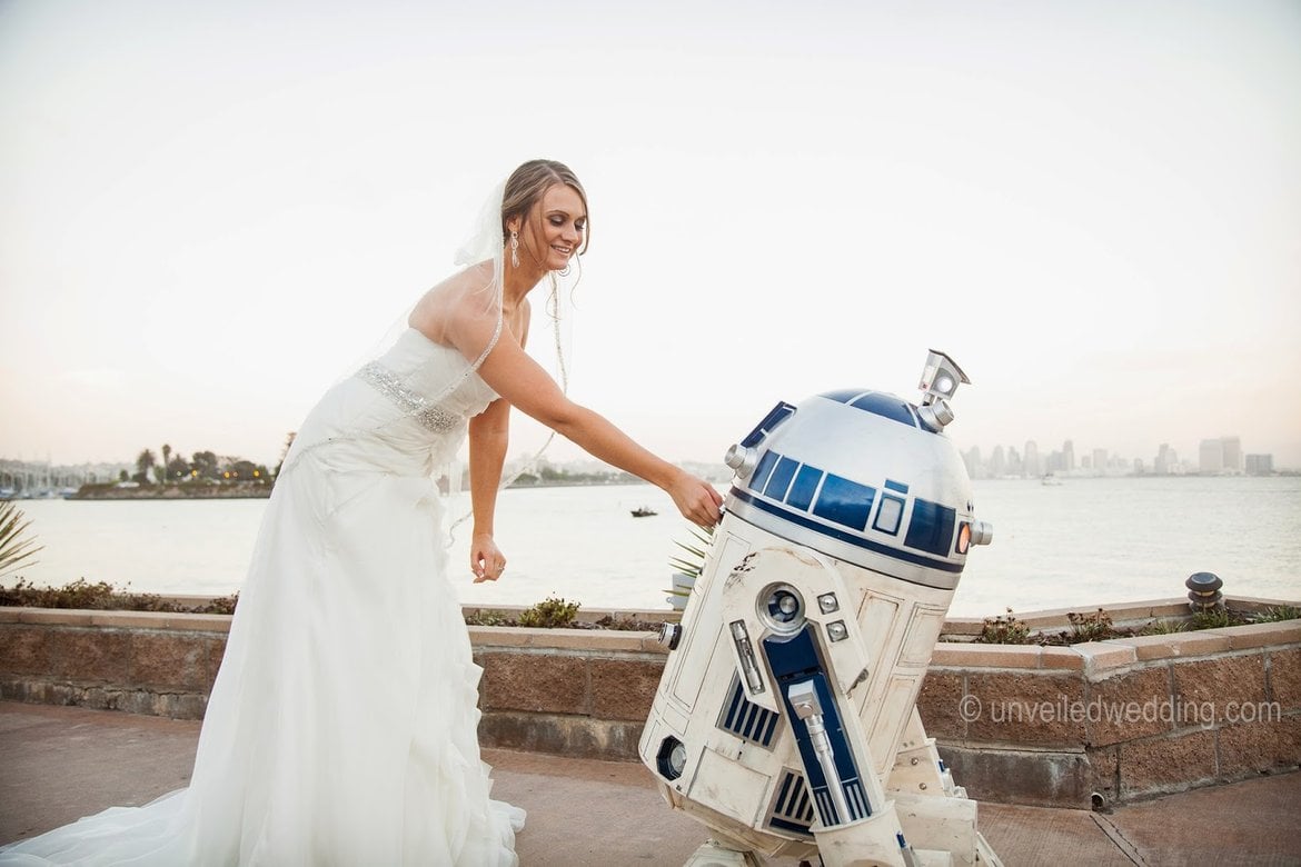 star wars wedding photo