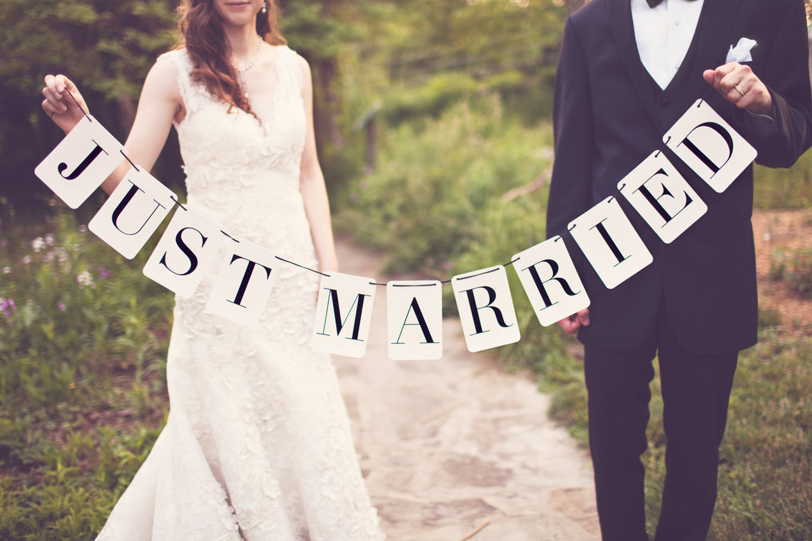 just married