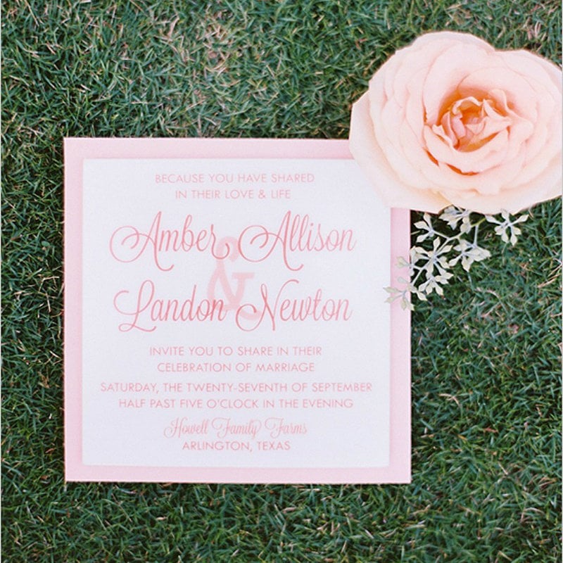 wedding invitation