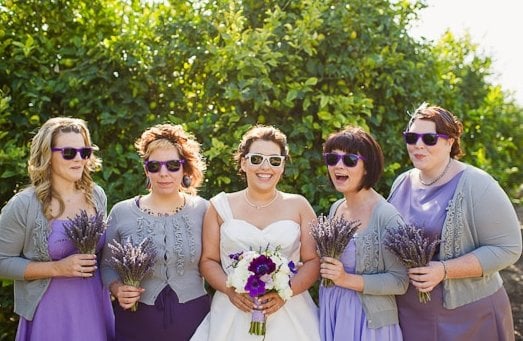 mix and match bridesmaids