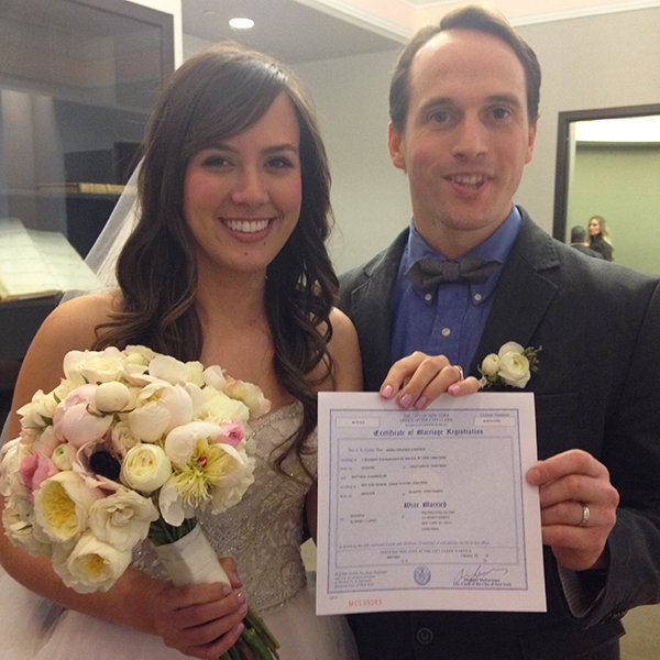 marriage license