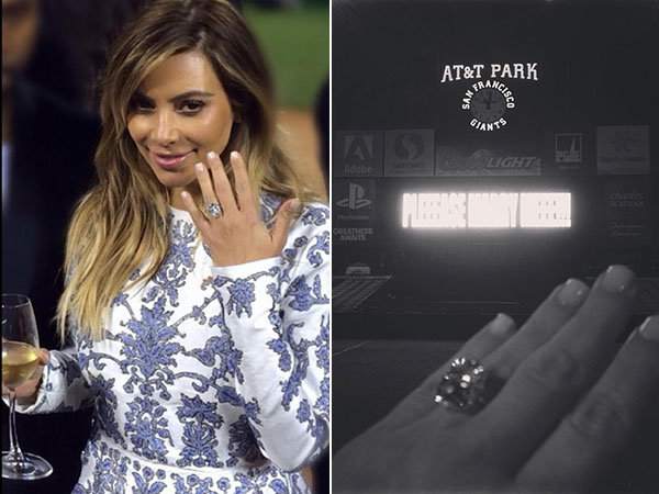 kim kardashian engagement ring