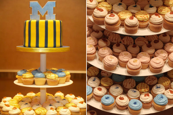 university of michigan wedding cake