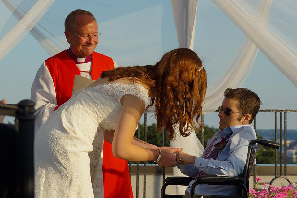 transgender bride and groom