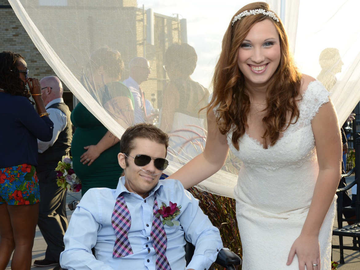 transgender bride and groom