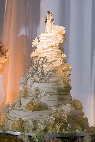 buttercream wedding cake