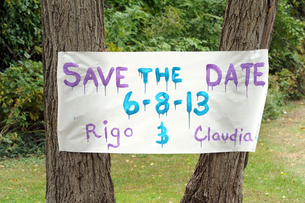 creative save the date idea