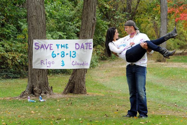 creative save the date idea