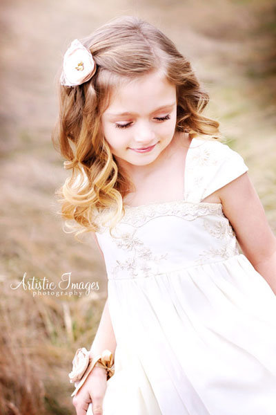 Adorable Flower Girl Dresses and Accessories | BridalGuide