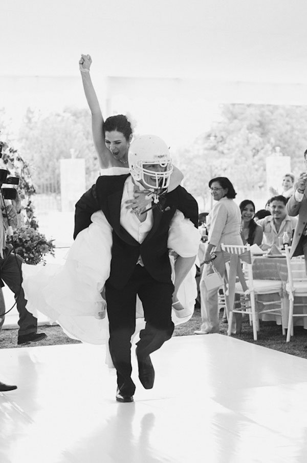 football wedding