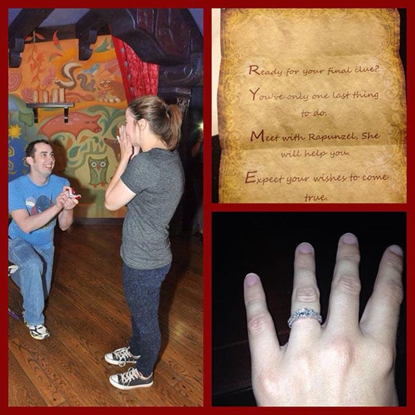 disney scavenger hunt proposal