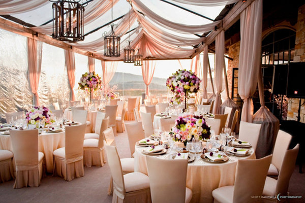 tent wedding decor