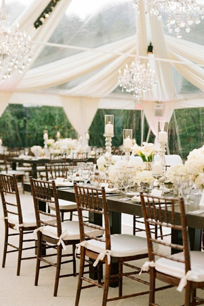 tent wedding decor