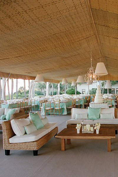 tent wedding decor