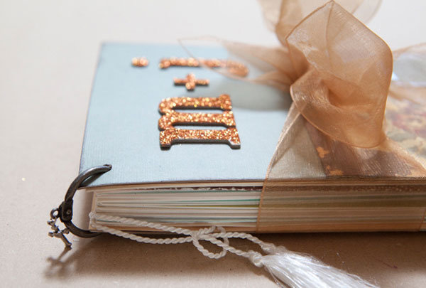 Diy We Love Wedding Card Mini Album Bridalguide