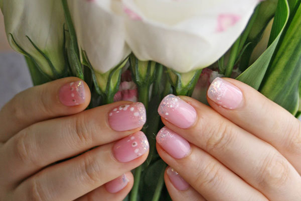 bridal nail art