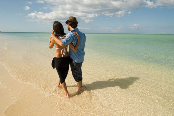 beach honeymoon