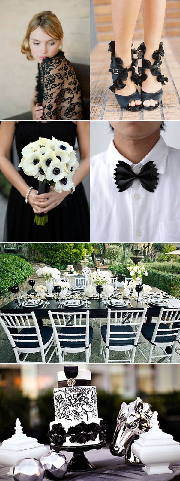 black wedding ideas