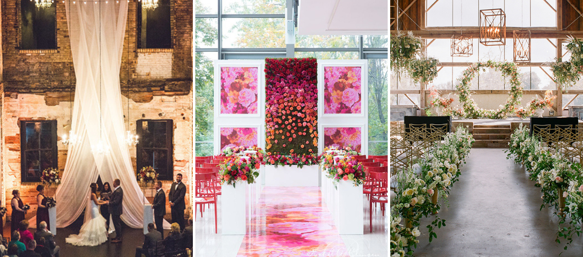 indoor wedding