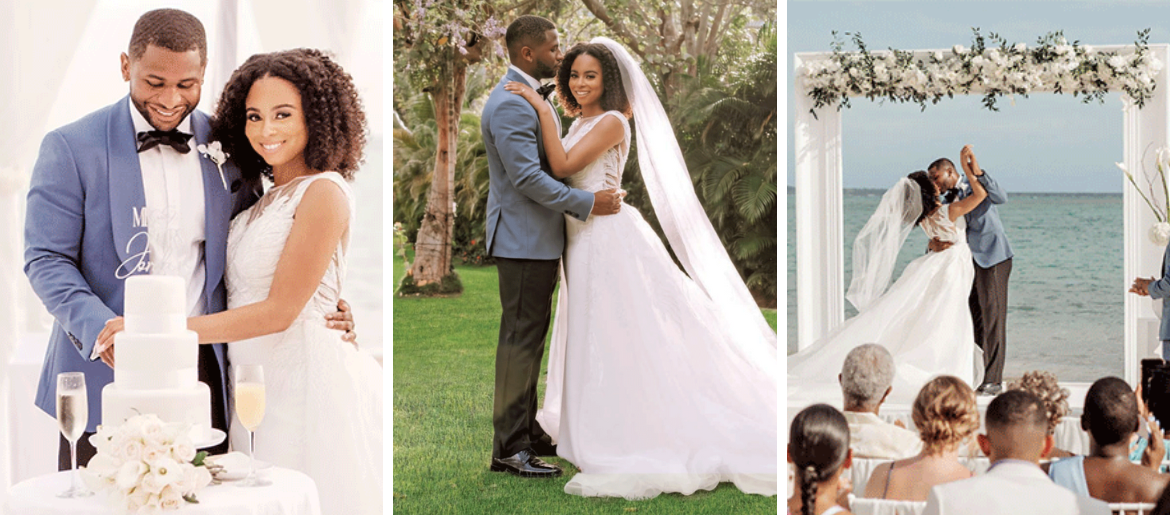 sandals real wedding