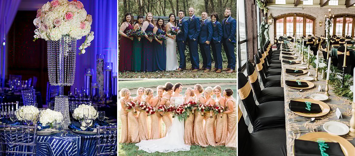 Winter Wedding Color Palettes