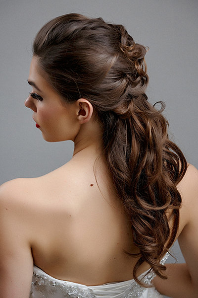 Half-Up Hairstyle