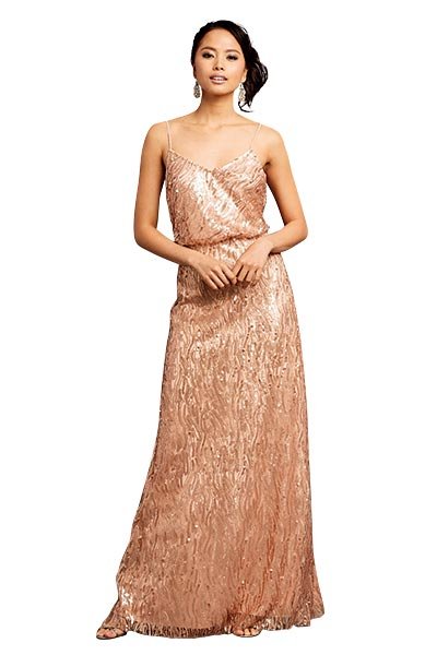 Gold Bridesmaid Dresses