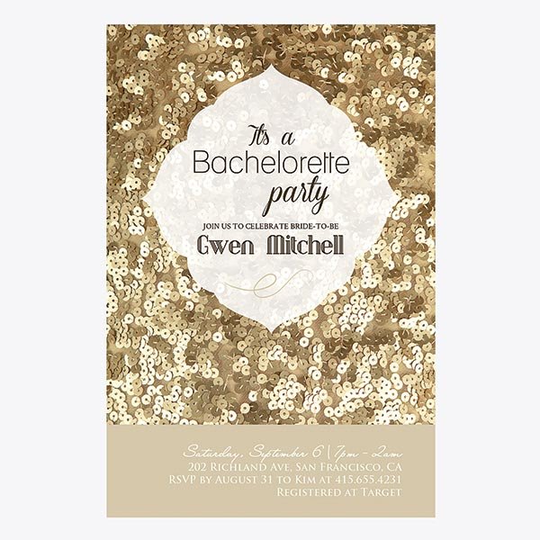 Glittering Gold Details