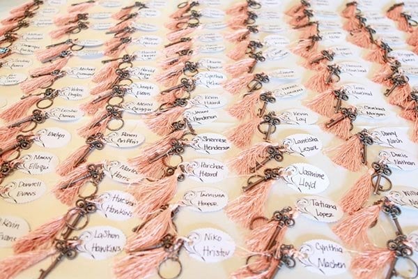 Key Escort Card Display