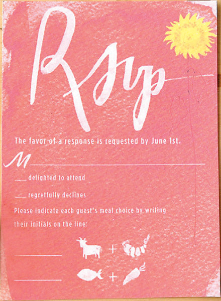 RSVP Card