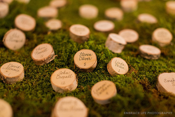 Wooden Escort Card Displays