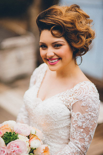 Short Wedding Hairstyle