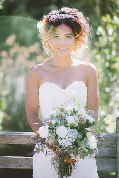 Short Wedding Hairstyle