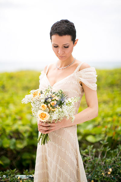 Short Wedding Hairstyle