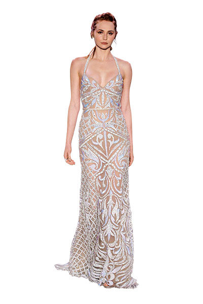Graphic Lace Wedding Gowns And Accessories Bridalguide Lace Wedding Gowns