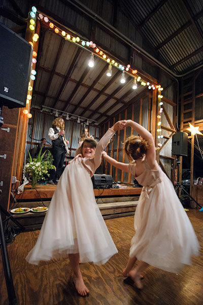 Showing the adult guests how it