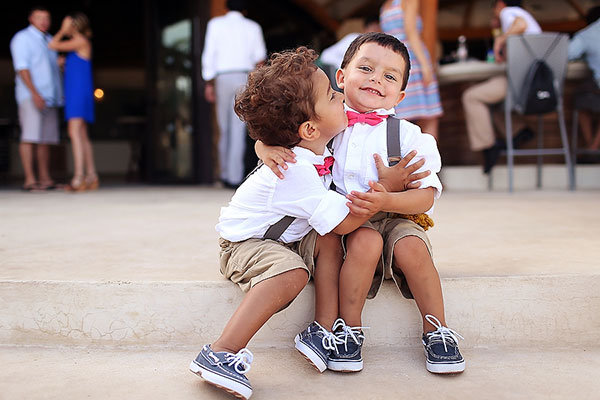  A precious moment together