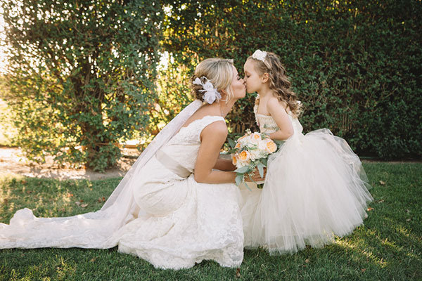 A sweet nuzzle before the ceremony