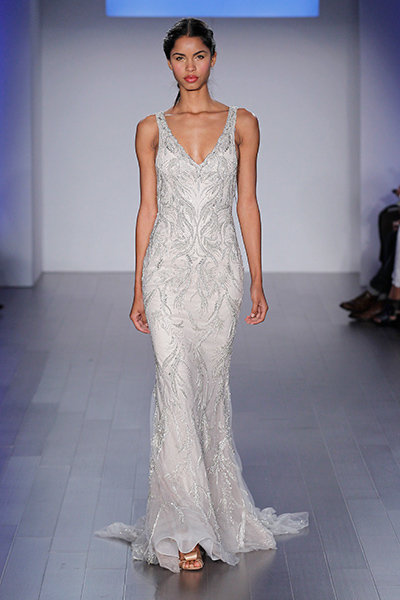 Sparkling Wedding Dresses That Rocked the Runway | BridalGuide