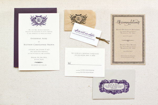 Advanced: Monogram Invites