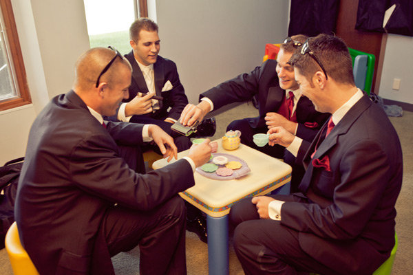 They know exactly how to keep you calm before the ceremony They know exactly how to keep you calm before the ceremony