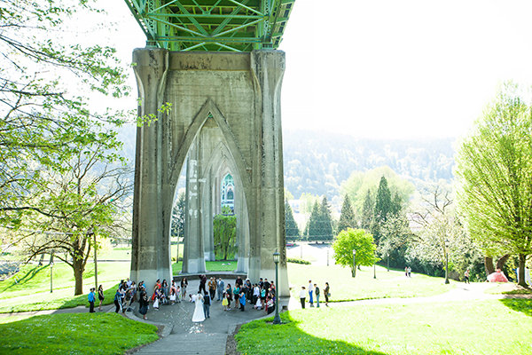 Under St. John’s Bridge, Oregon