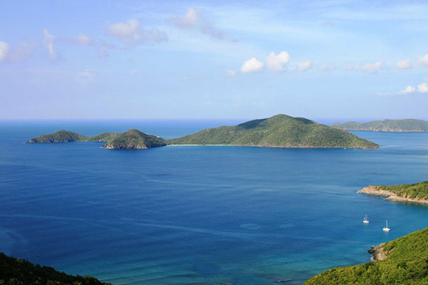 April: Guana Island, British Virgin Islands