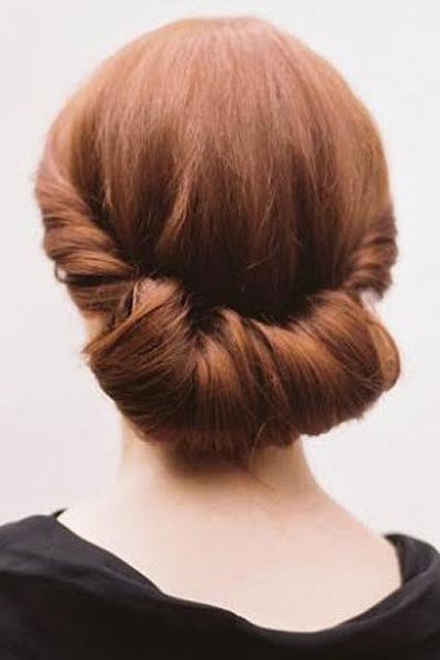 The Rolled-Inside Chignon