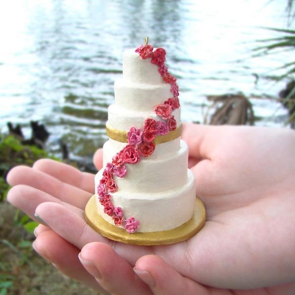 Wedding Cake Ornament