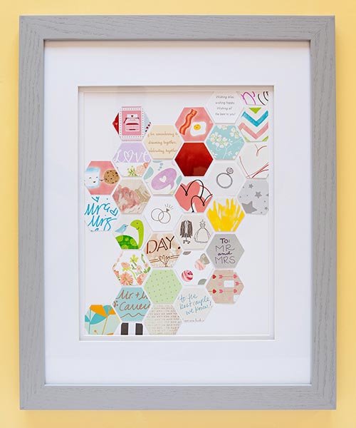 Wedding Card Collage