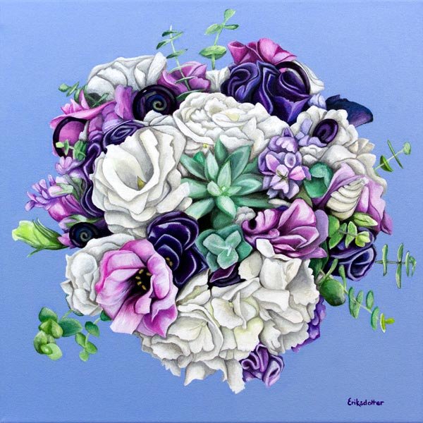 Wedding Bouquet Painting