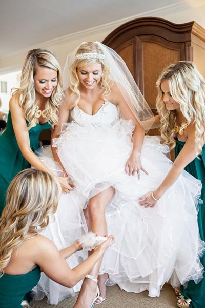 Slipping on the Garter Slipping on the Garter