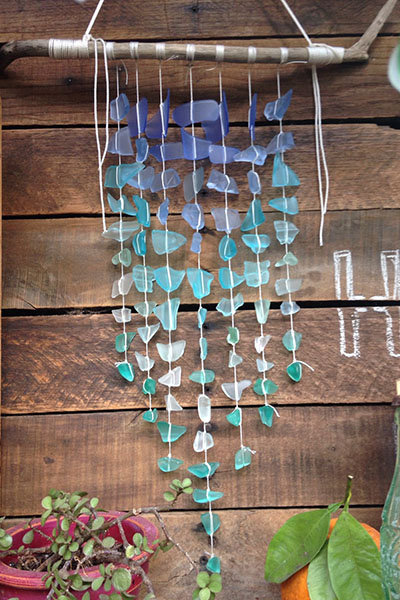 Sea Glass Wind Chime
