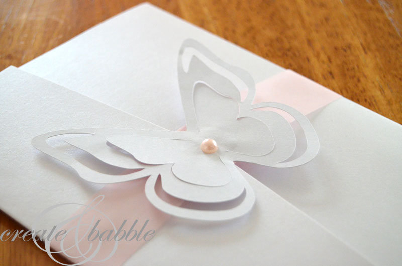 Beginner: Butterfly Silhouette Invite Beginner: Butterfly Silhouette Invite